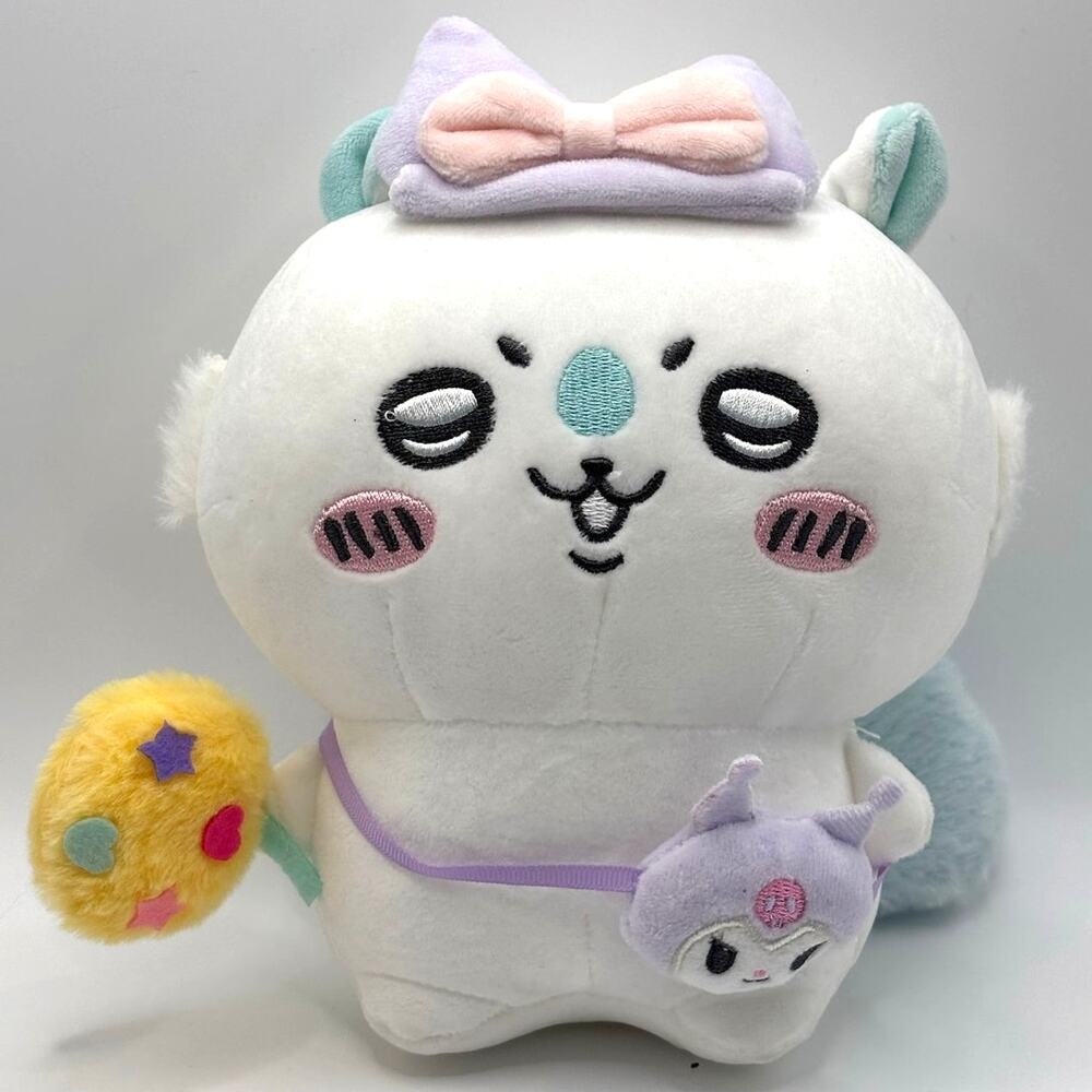 Chiikawa Momongo & Kuromi Plush Soft Cuddly Stuffed Animal Toy Kawaii